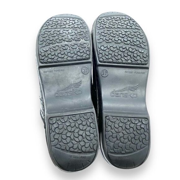 Dansko Professional Clogs Metallic Iridescent Snakeskin Print Size 37 | 6.5-7 - Picture 15 of 16